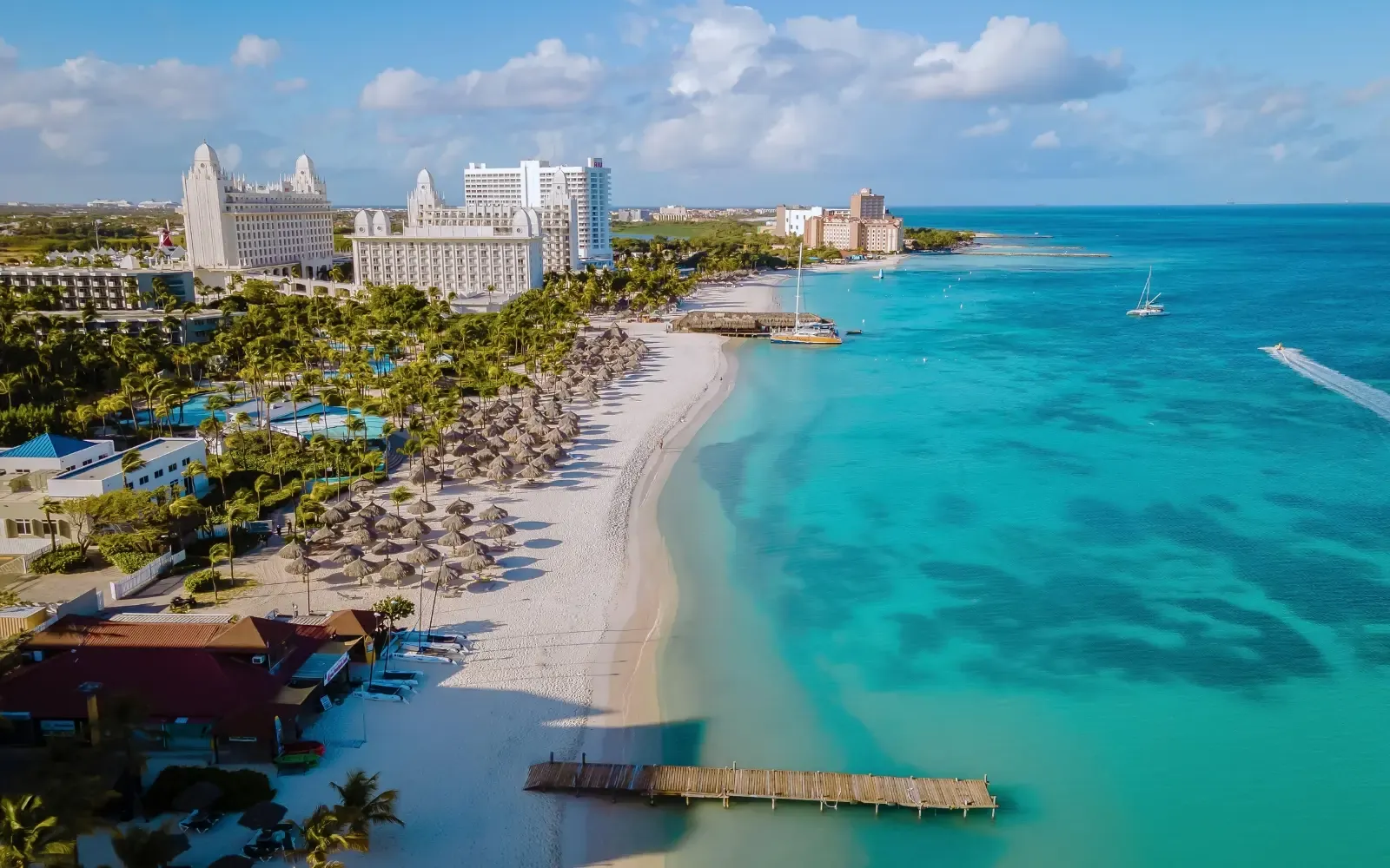 Hoteles frente a la playa en Palm Beach, Aruba