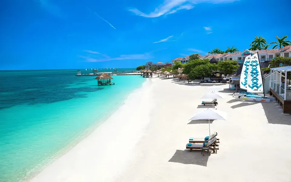 Playa de resort en Montego Bay, Jamaica